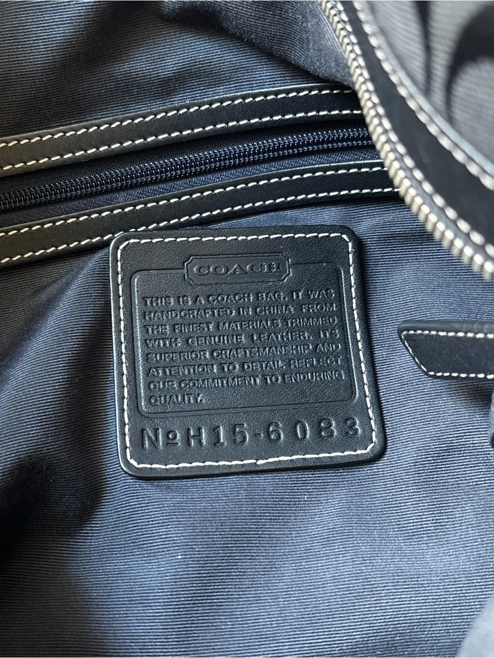Vintage Coach Signature Jaquard Hobo Shoulder Bag